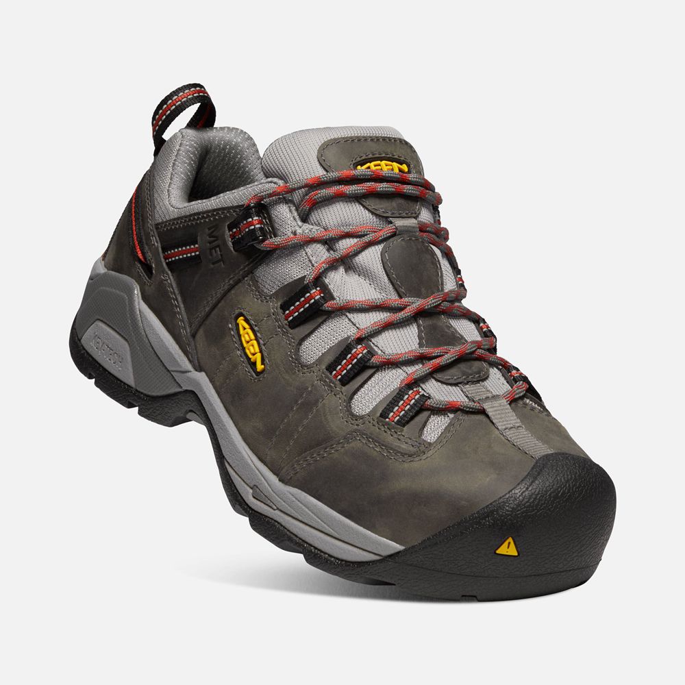 Keen Werkschoenen Heren Donker Grijs - Detroit Xt Internal Met (Steel Toe) - 81697-TIYK